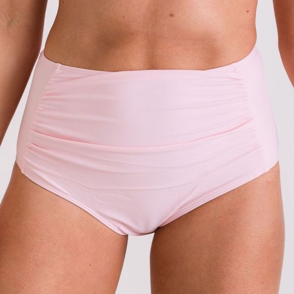 NWT Set: High Waist Athletic Crossback Sports Bralette Bikini in Soft Pink - Picture 7 of 10